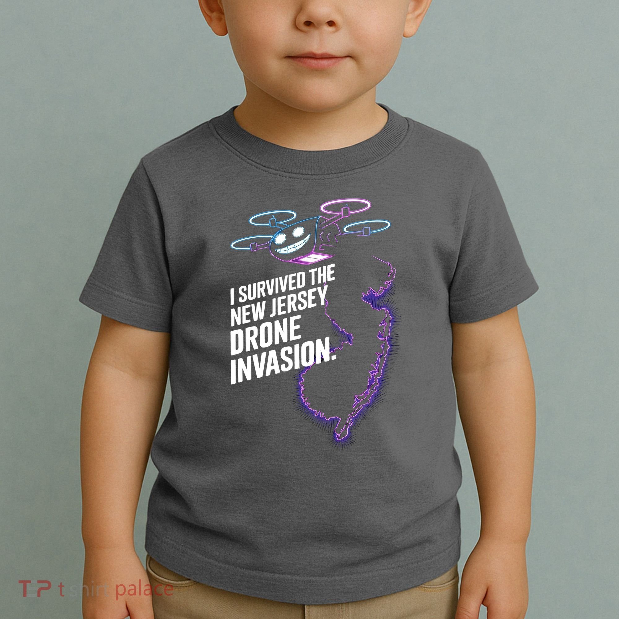 I Survived The New Jersey Drone Invasion Toddler T-Shirt