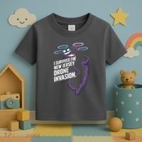 I Survived The New Jersey Drone Invasion Toddler T-Shirt thumb 3