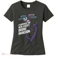 I Survived The New Jersey Drone Invasion Women's T-Shirt thumb 0