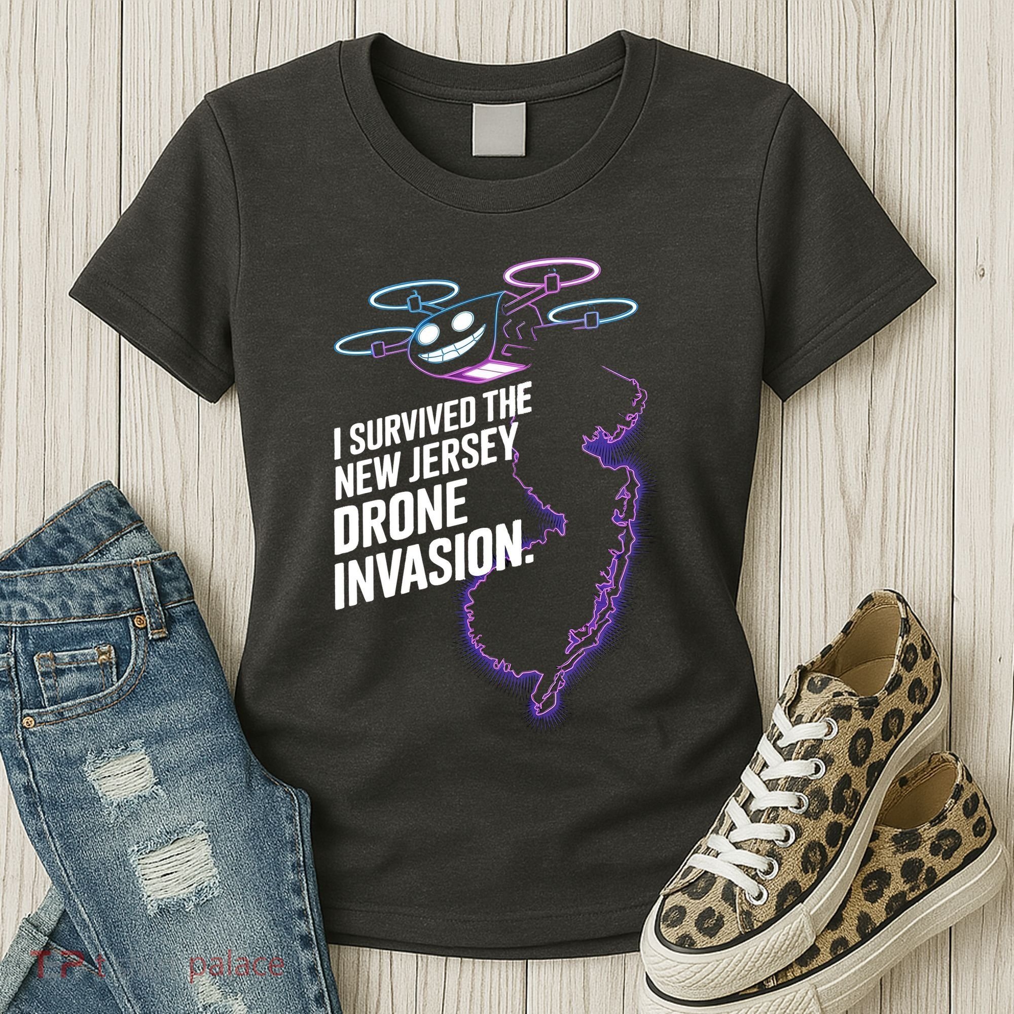 I Survived The New Jersey Drone Invasion Women's T-Shirt