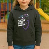 I Survived The New Jersey Drone Invasion Kids Hoodie thumb 3