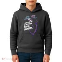 I Survived The New Jersey Drone Invasion Kids Hoodie thumb 4