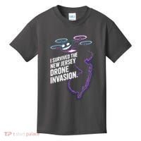 I Survived The New Jersey Drone Invasion Kids T-Shirt thumb 0