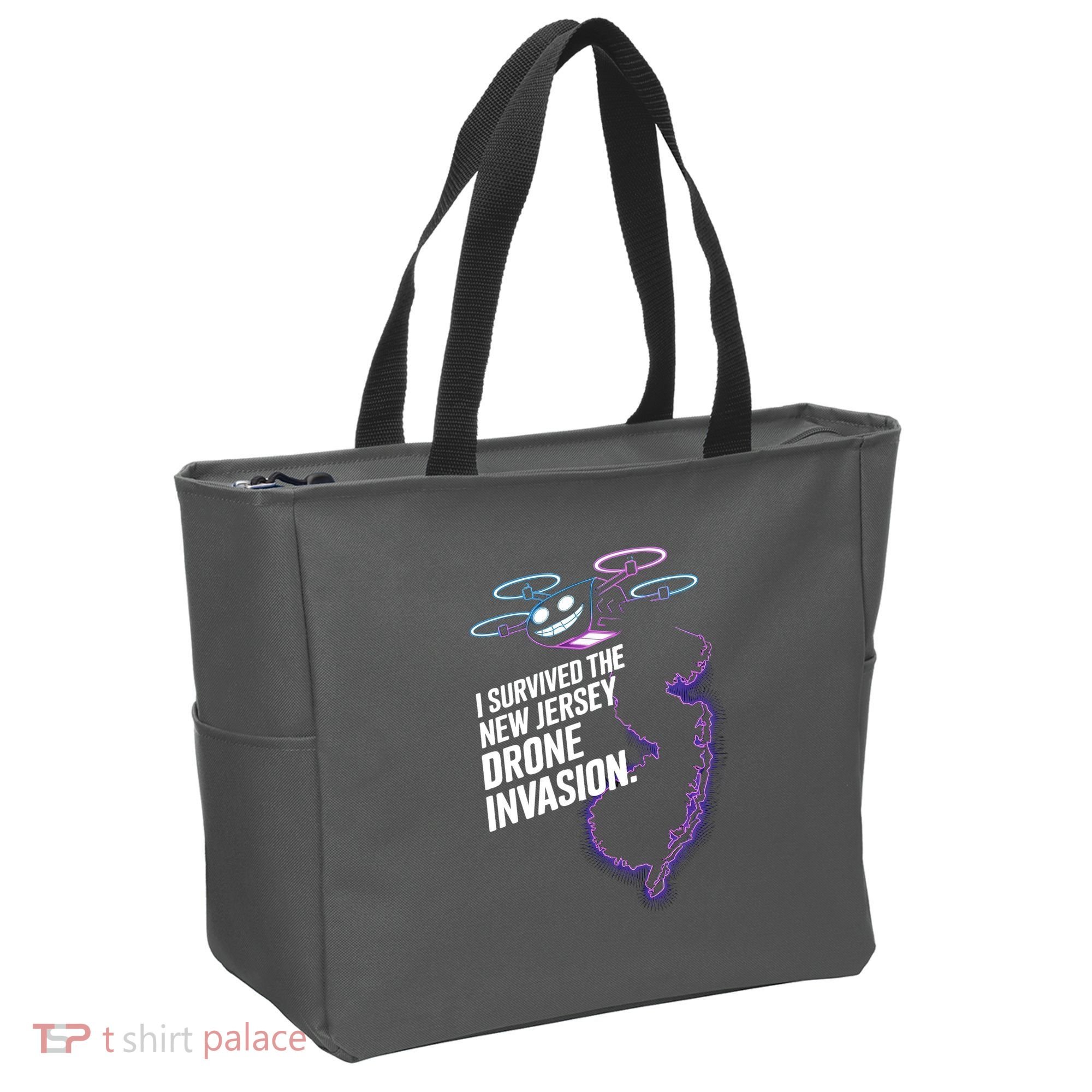 I Survived The New Jersey Drone Invasion Tote Bag