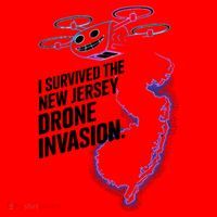 I Survived The New Jersey Drone Invasion Santa Hat thumb 1