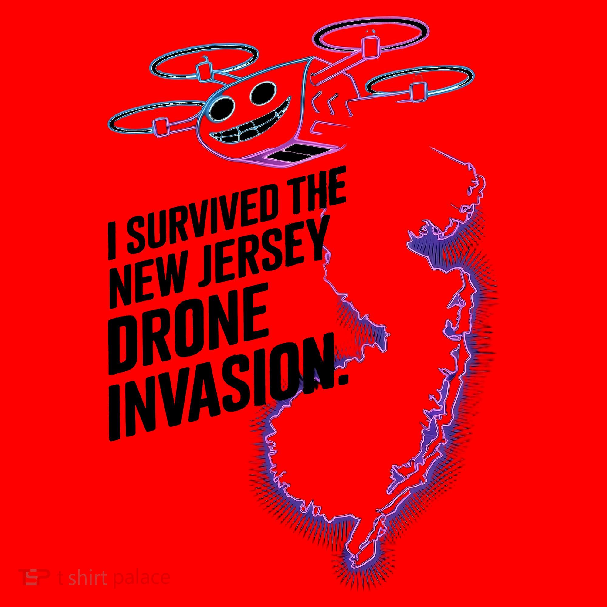 I Survived The New Jersey Drone Invasion Santa Hat