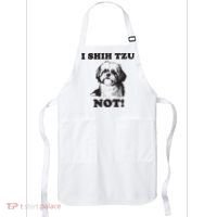 I SHIH TZU NOT Funny Shih Tzu Dog Apron thumb 0