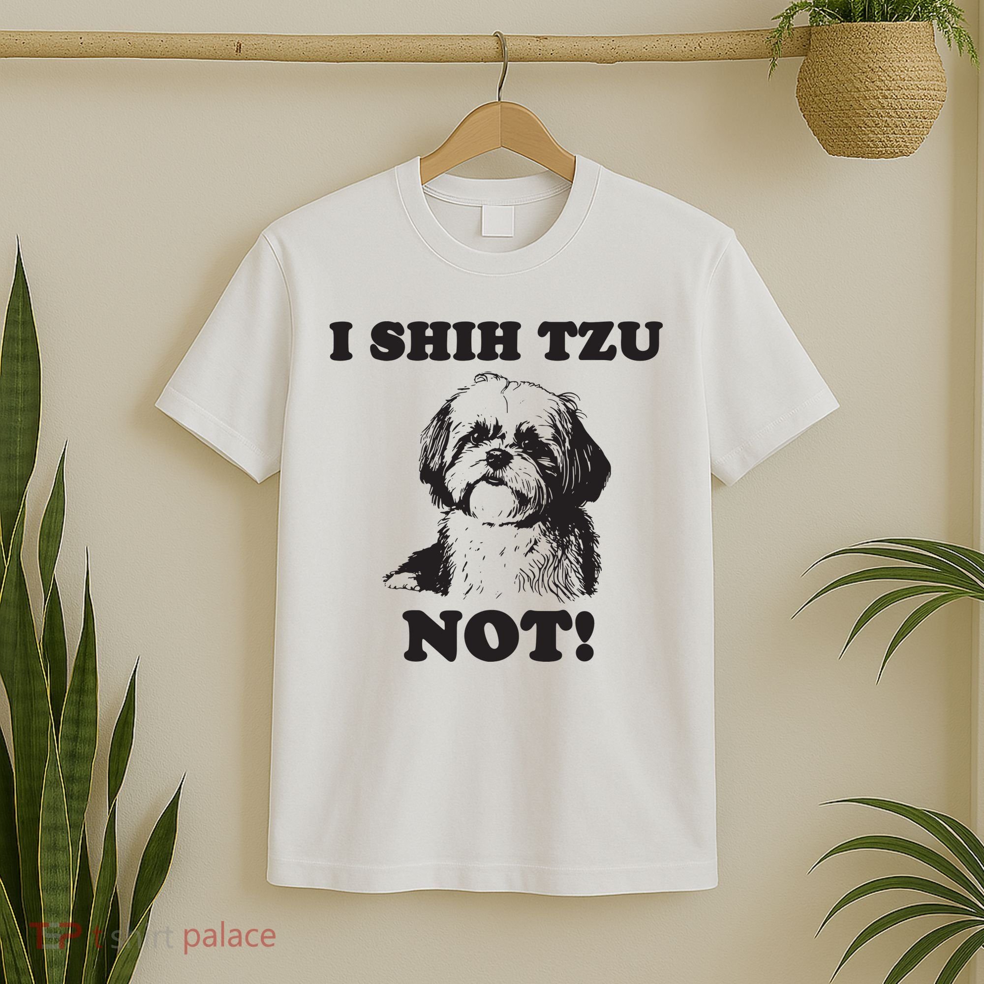 I SHIH TZU NOT Funny Shih Tzu Dog T-Shirt