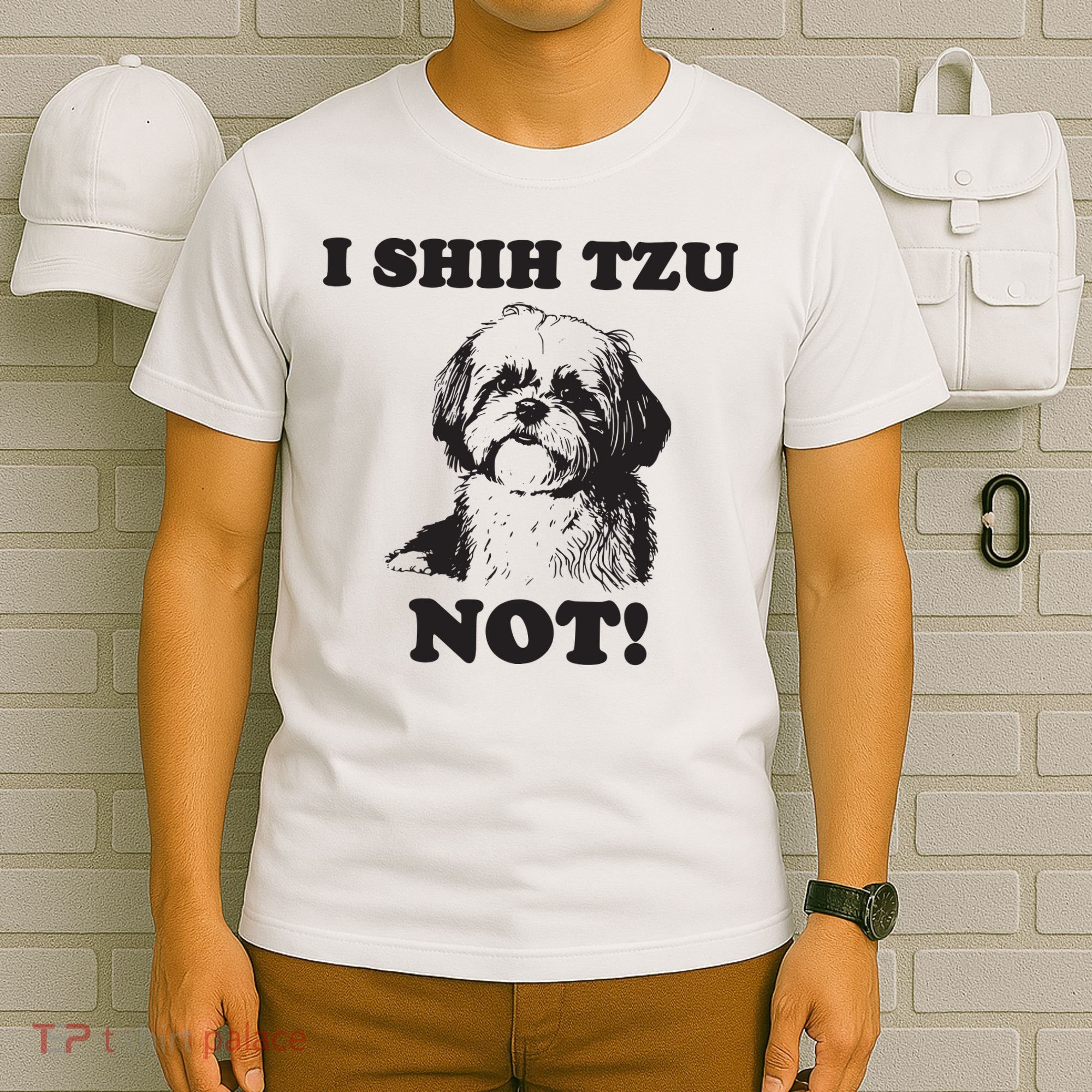 I SHIH TZU NOT Funny Shih Tzu Dog T-Shirt