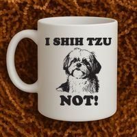 I SHIH TZU NOT Funny Shih Tzu Dog Coffee Mug thumb 2