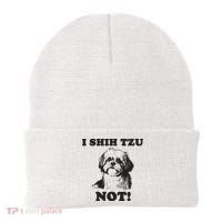 I SHIH TZU NOT Funny Shih Tzu Dog Beanie thumb 0