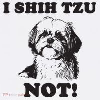 I SHIH TZU NOT Funny Shih Tzu Dog Women's Tank Top thumb 5