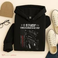 I Study Triggernometry Gun Veteran Christmas Hoodie thumb 4