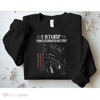 I Study Triggernometry Gun Veteran Christmas Sweatshirt thumb 2