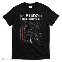 I Study Triggernometry Gun Veteran Christmas T-Shirt thumb 0