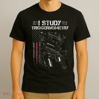 I Study Triggernometry Gun Veteran Christmas T-Shirt thumb 3