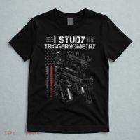 I Study Triggernometry Gun Veteran Christmas T-Shirt thumb 5