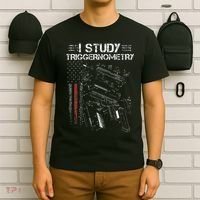 I Study Triggernometry Gun Veteran Christmas T-Shirt thumb 6