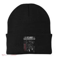 I Study Triggernometry Gun Veteran Christmas Beanie thumb 0