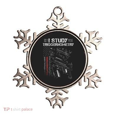 I Study Triggernometry Gun Veteran Christmas Ornament