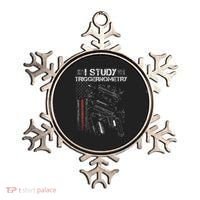 I Study Triggernometry Gun Veteran Christmas Ornament thumb 0