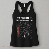 I Study Triggernometry Gun Veteran Christmas Women's Tank Top thumb 3