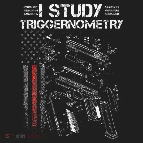 I Study Triggernometry Gun Veteran Christmas Hat