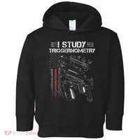 I Study Triggernometry Gun Veteran Christmas Toddler Hoodie thumb 0