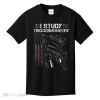 I Study Triggernometry Gun Veteran Christmas Kids T-Shirt thumb 0