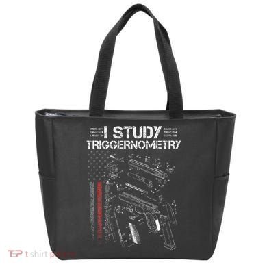 I Study Triggernometry Gun Veteran Christmas Tote Bag