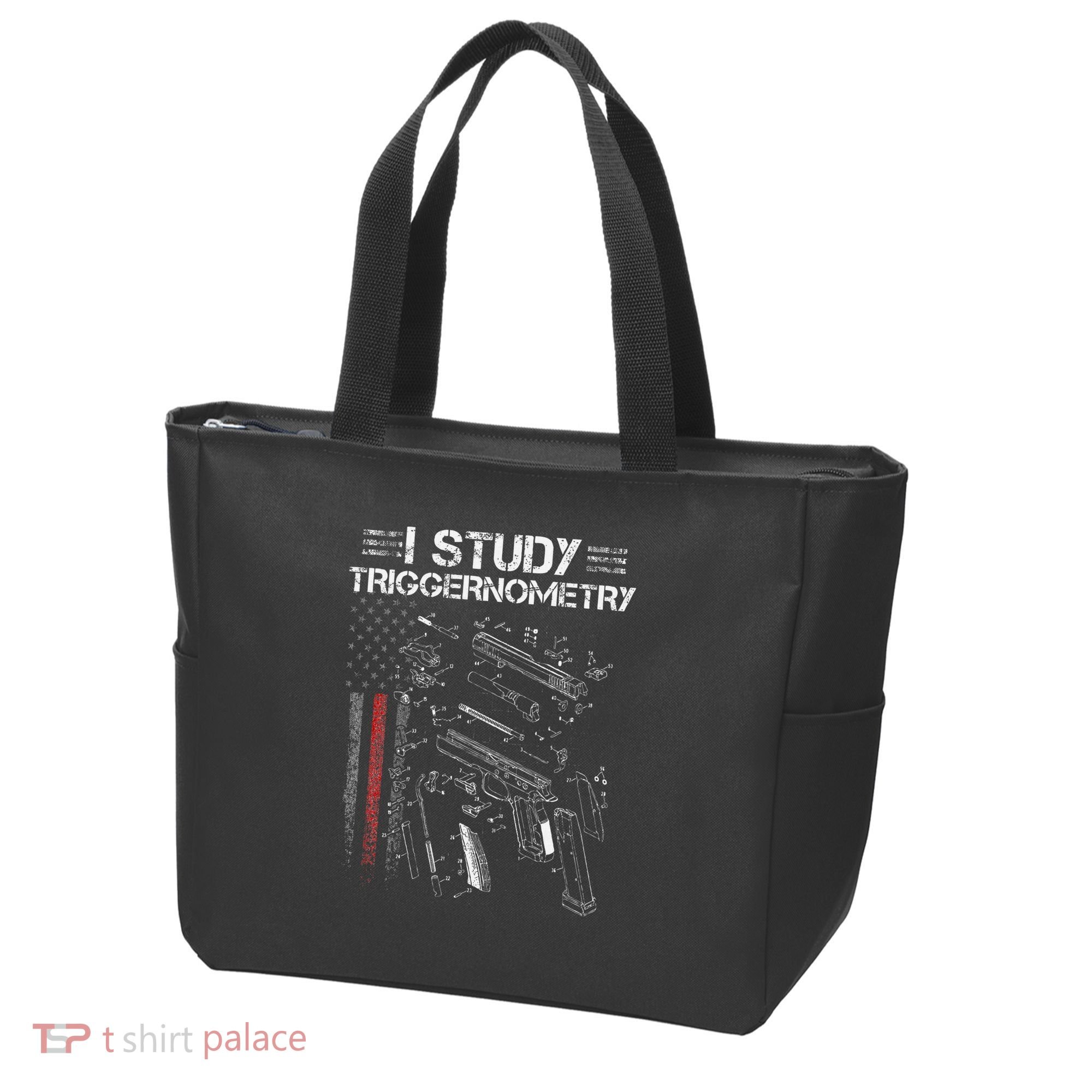 I Study Triggernometry Gun Veteran Christmas Tote Bag