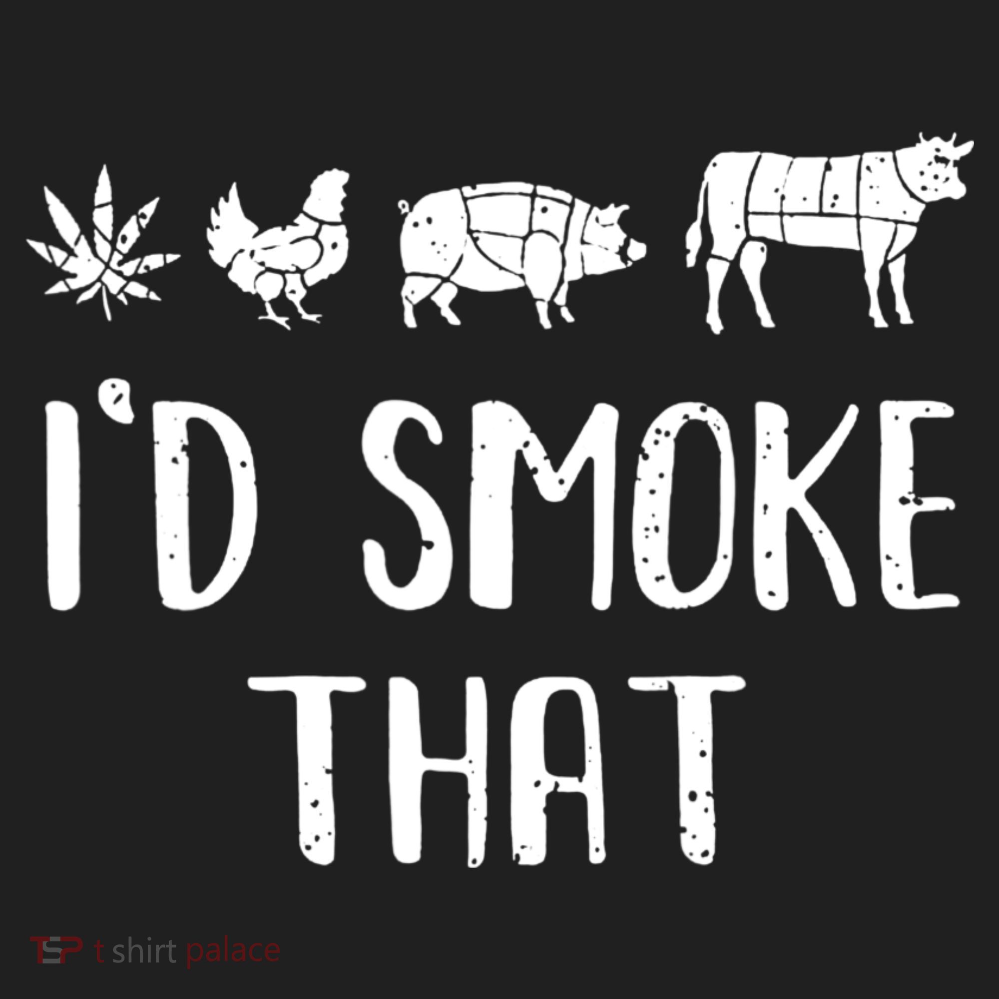 I'd Smoke That Funny BBQ Weed Cannabis Hat