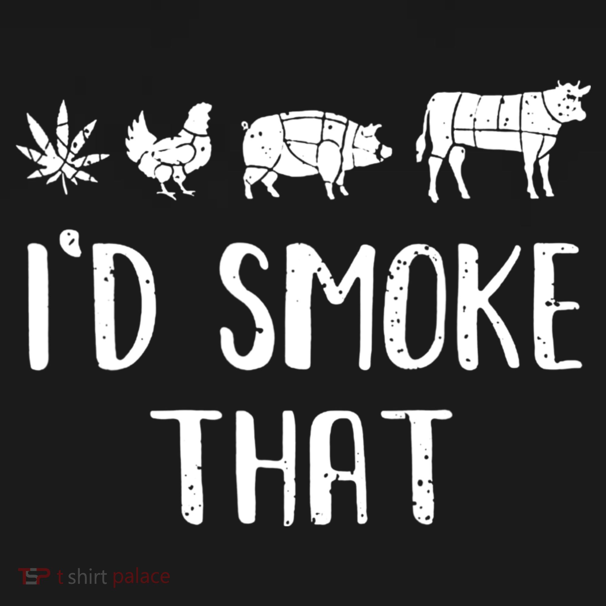 I'd Smoke That Funny BBQ Weed Cannabis Toddler Hoodie