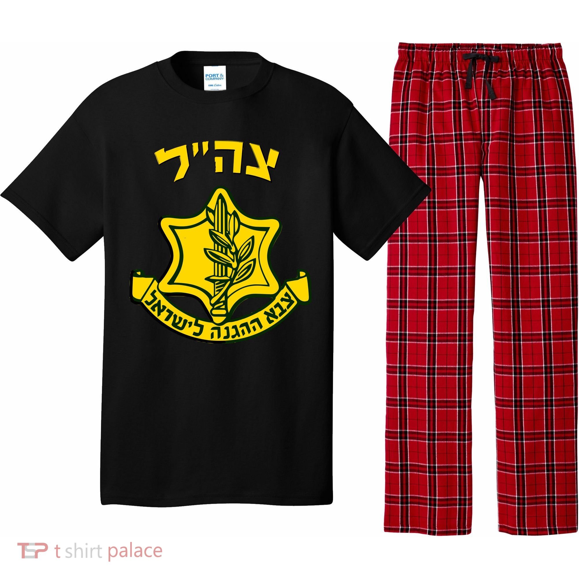 Idf Support Tzahal Tees Israel Defense Forces Pajama Set