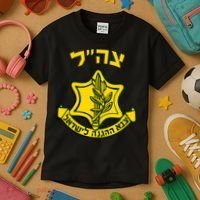 Idf Support Tzahal Tees Israel Defense Forces Kids T-Shirt thumb 3