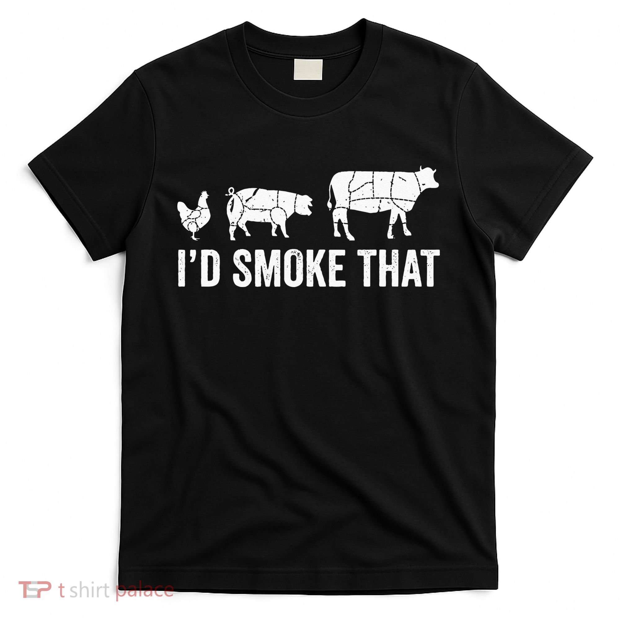 I'd Smoke That Fun BBQ Smoker Chef T-Shirt