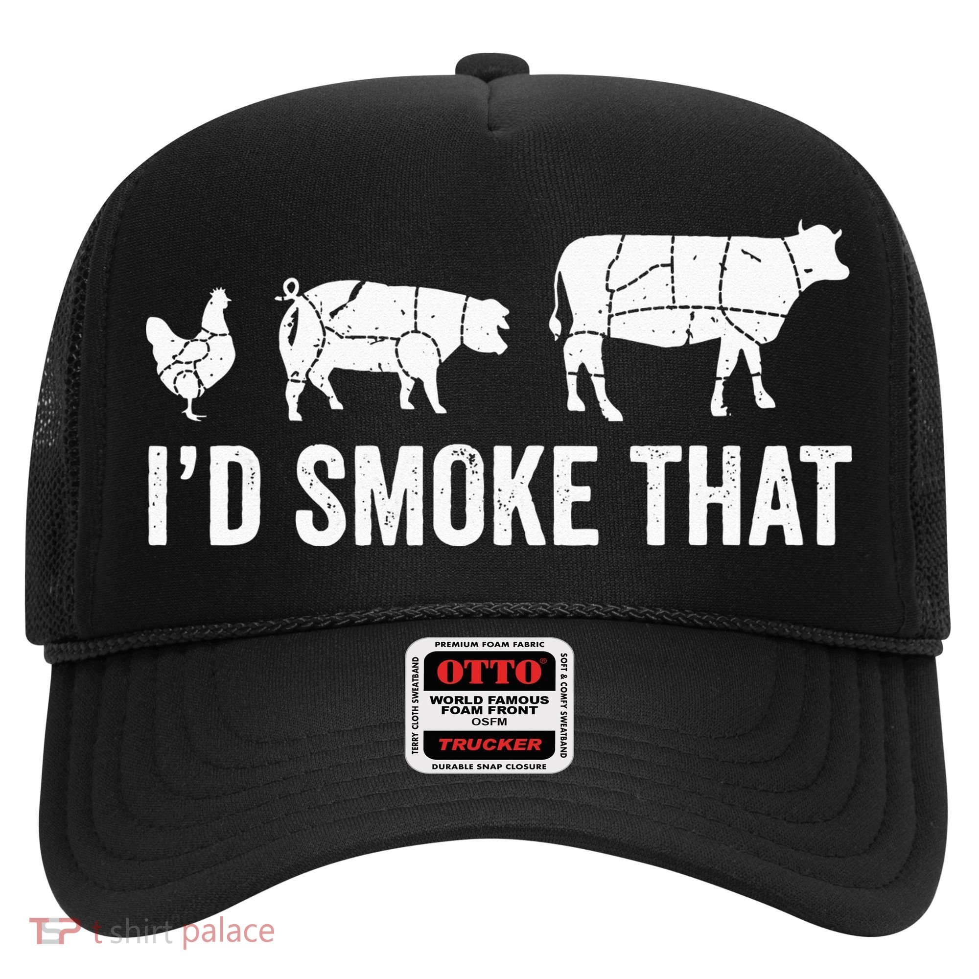 I'd Smoke That Fun BBQ Smoker Chef Hat