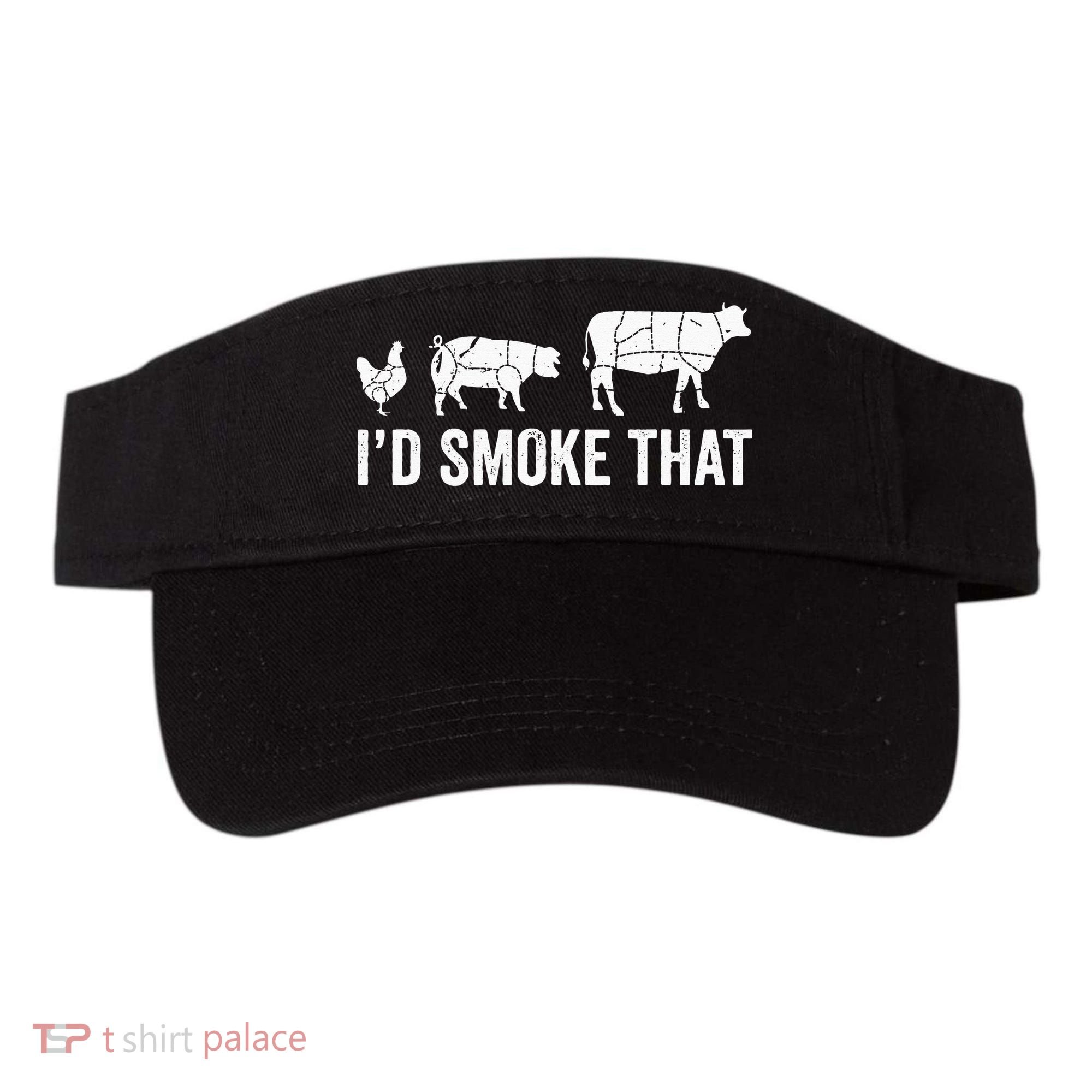 I'd Smoke That Fun BBQ Smoker Chef Visor