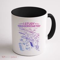 I Study Triggernometry Gun Funny Gift Veteran Christmas Gift Coffee Mug thumb 1