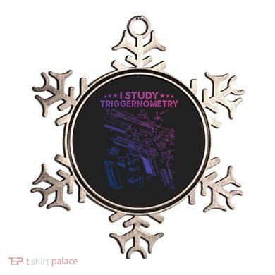 I Study Triggernometry Gun Funny Gift Veteran Christmas Gift Ornament