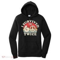 I Survived The Sixties 60s Twice Women's Hoodie thumb 0