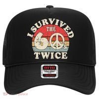 I Survived The Sixties 60s Twice Hat thumb 0