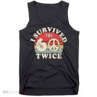 I Survived The Sixties 60s Twice Tank Top thumb 0