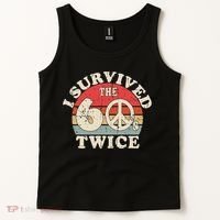 I Survived The Sixties 60s Twice Tank Top thumb 2