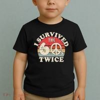 I Survived The Sixties 60s Twice Toddler T-Shirt thumb 2