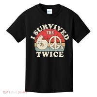 I Survived The Sixties 60s Twice Kids T-Shirt thumb 0