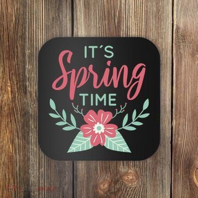 It's Spring Time Flower Coaster