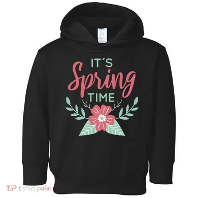 It's Spring Time Flower Toddler Hoodie