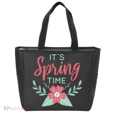 It's Spring Time Flower Tote Bag