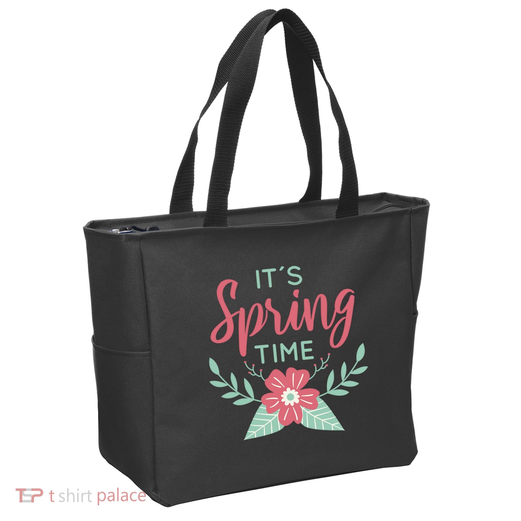 It's Spring Time Flower Tote Bag